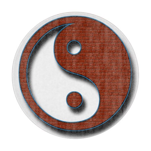 Yin Yang door Shirley Taylor Snijplank (Voorkant)