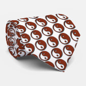 Yin Yang door Shirley Taylor Stropdas (Opgerold)