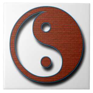 Yin Yang door Shirley Taylor Tegeltje