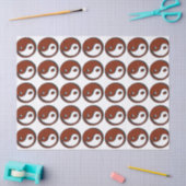 Yin Yang door Shirley Taylor Tissuepapier (Craft)