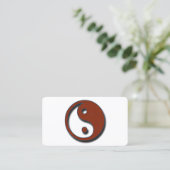 Yin Yang door Shirley Taylor Visitekaartje (Staand voorkant)