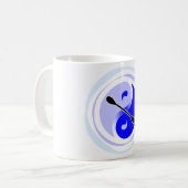 Yin-Yang Double Blade Koffiemok (Voorkant links)