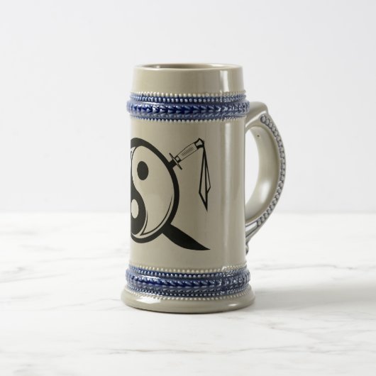 Yin Yang Double Broadswords Bierpul (Voorkant rechts)