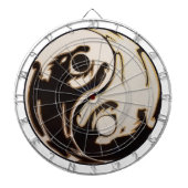 Yin yang Double Dragon Dartbord (Voorkant)