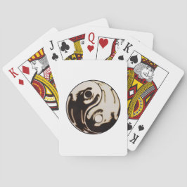 Yin yang Double Dragon Pokerkaarten