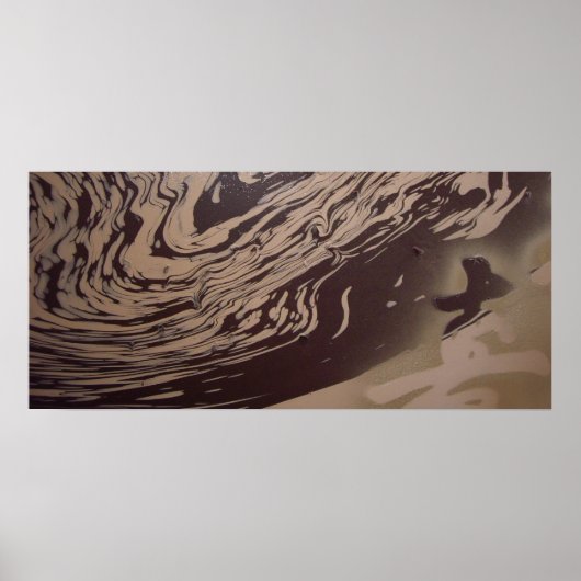 "Yin Yang Draaikolk" Poster (Voorkant)
