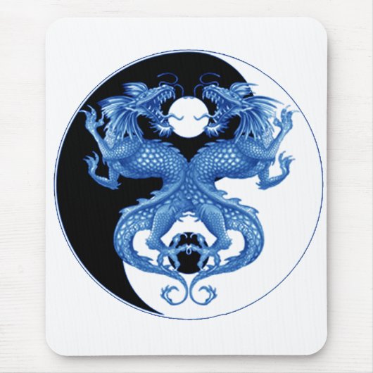Yin Yang Dragon 2 Muismat (Voorkant)