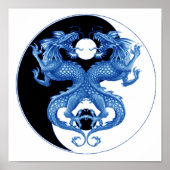 Yin Yang Dragon 2 Poster (Voorkant)