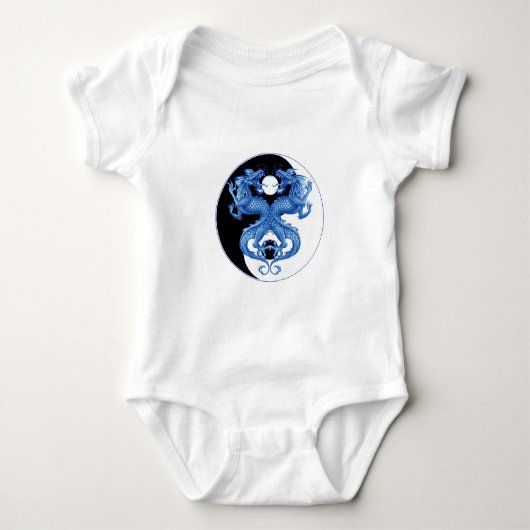 Yin Yang Dragon 2 Romper (Voorkant)
