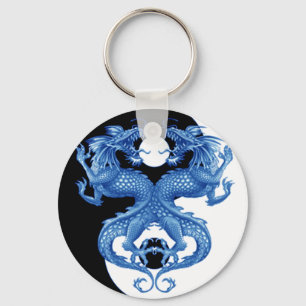 Yin Yang Dragon 2 Sleutelhanger