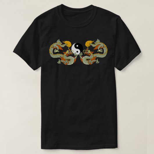 Yin Yang Dragon 2 T-shirt (Design voorkant)