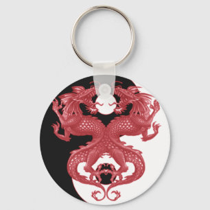 Yin Yang Dragon 3 Sleutelhanger