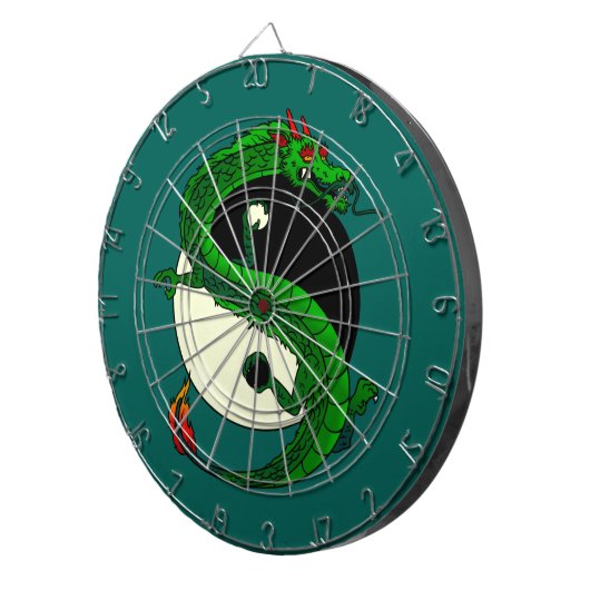 Yin Yang Dragon. Dartbord (Voorkant Rechts)