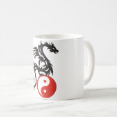 Yin & Yang Dragon Koffiemok (Voorkant rechts)