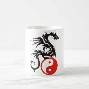 Yin & Yang Dragon Koffiemok