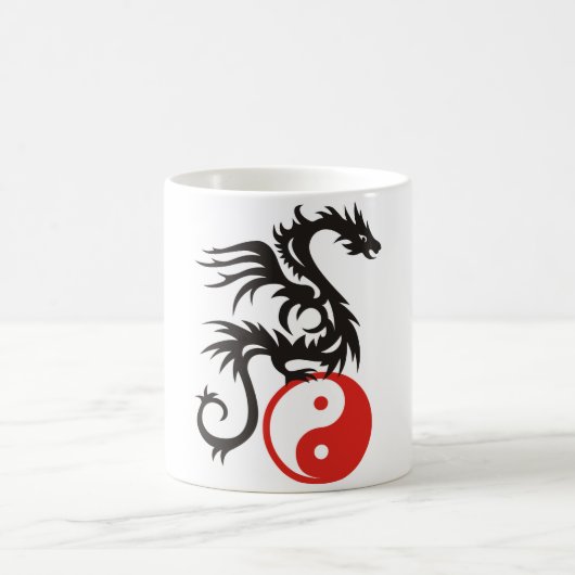 Yin & Yang Dragon Koffiemok (Center)