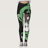 Yin Yang Dragon Leggings (Voorkant)