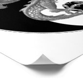 Yin Yang Dragon Poster (Hoek)