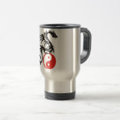 Yin & Yang Dragon Reisbeker (Voorkant rechts)