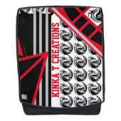 Yin Yang Dragon Rugtassen (Voorkant)