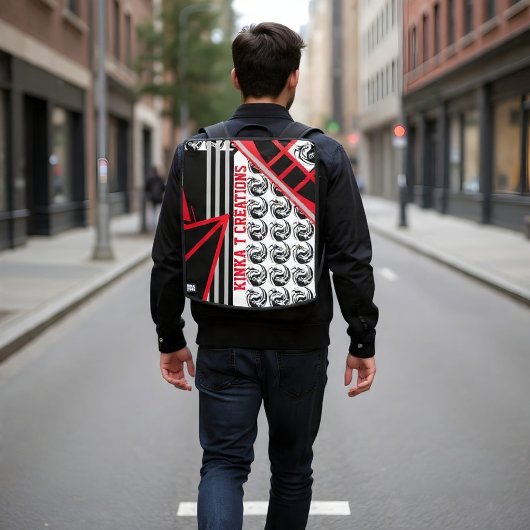 Yin Yang Dragon Rugtassen