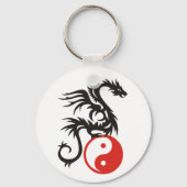 Yin & Yang Dragon Sleutelhanger (Voorkant)