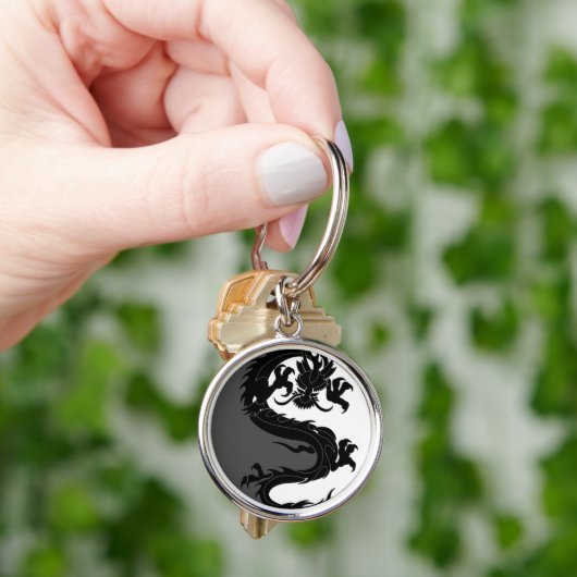 Yin Yang Dragon Sleutelhanger (Hand)