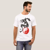 Yin & Yang Dragon T-shirt (Voorkant volledig)