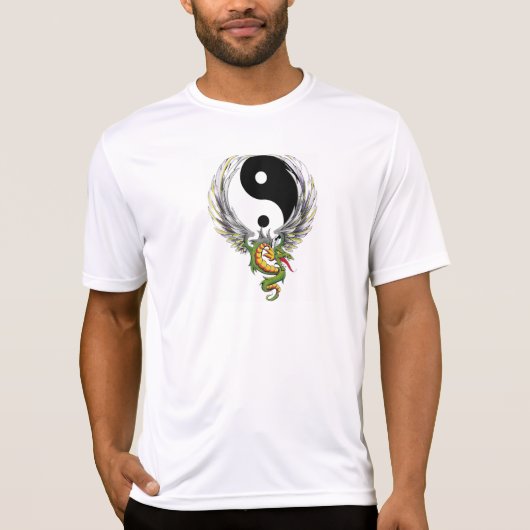 Yin Yang Dragon T-Shirt (Voorkant)