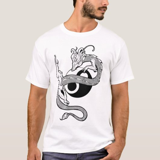 Yin-Yang Dragon T-shirt (Voorkant)