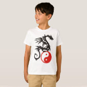 Yin & Yang Dragon T-shirt (Voorkant volledig)