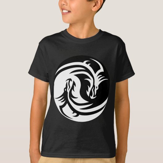 Yin Yang Dragon T-shirt (Voorkant)