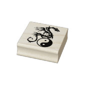 Yin & Yang Dragon + uw ideeën Rubberstempel (Stempel)