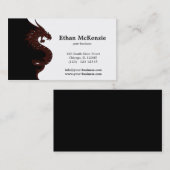 Yin Yang Dragon Visitekaartje (Voorkant / Achterkant)