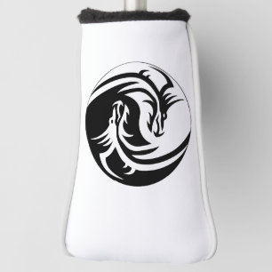 Yin Yang Dragons Golf Head Cover