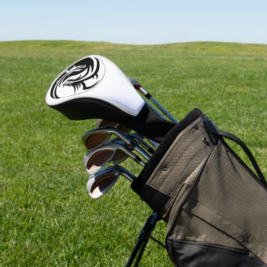 Yin Yang Dragons Golf Head Cover (Insitu)