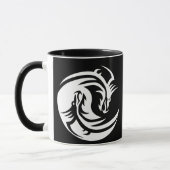 yin yang dragons koffiekop mok (Links)