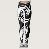 Yin Yang dragons Leggings (Voorkant)