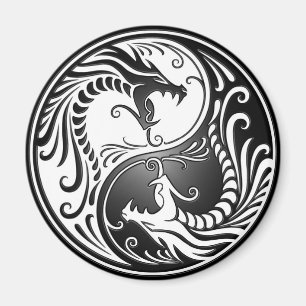 Yin Yang Dragons Magneet