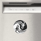 yin yang dragons magnet (Insitu (Vaatwasser))