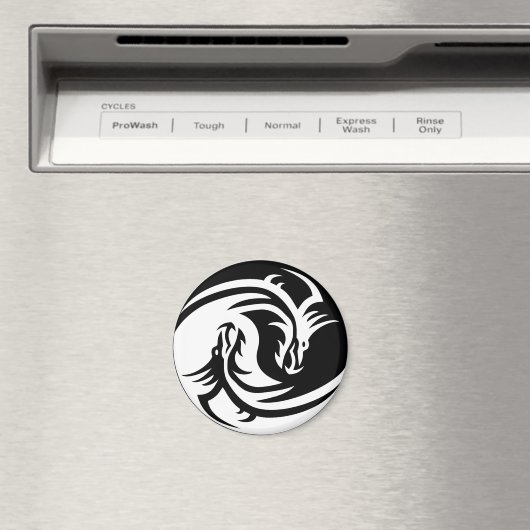 yin yang dragons magnet (Insitu (Vaatwasser))