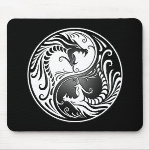 Yin Yang Dragons Muismat