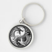 Yin Yang Dragons Sleutelhanger (Voorkant)