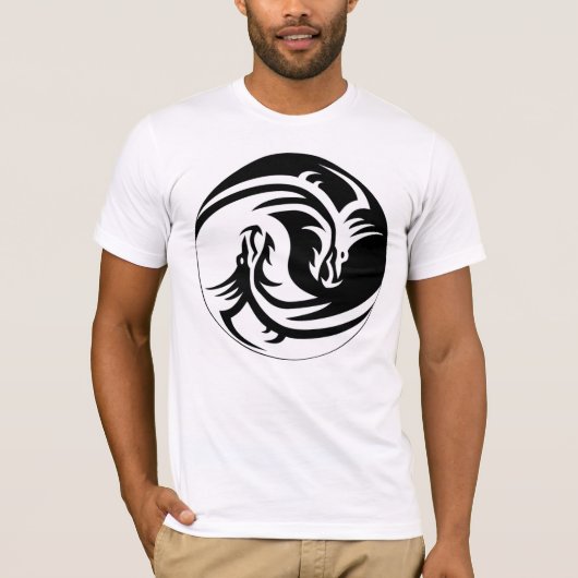 Yin Yang Dragons T-shirt (Voorkant)