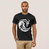 yin yang dragons T-shirt (Voorkant volledig)