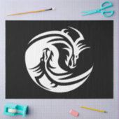 yin yang dragons tissuepapier (Craft)
