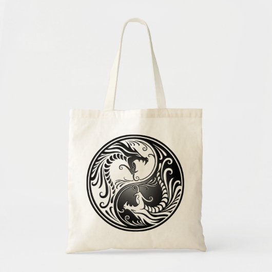 Yin Yang Dragons Tote Bag (Voorkant)