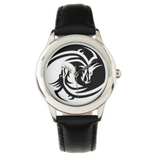 Yin Yang Dragons Watch Horloge