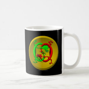 Yin Yang Dragons [x2] Koffiemok