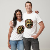 Yin Yang Draken Grafisch T-Shirt (Unisex)